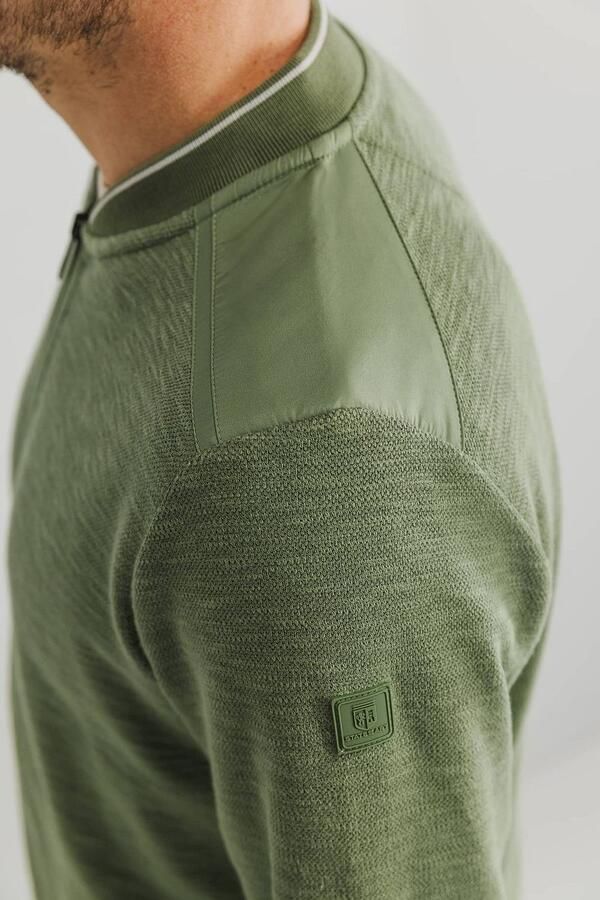 State of Art Vest Zip Groen - Foto 4