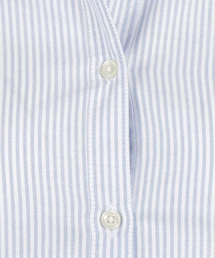 Steppin' Out Blouse Bibi Oxford Streep Dames Lichtblauw - Foto 2