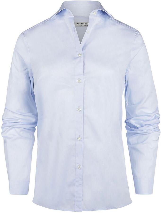 Steppin' Out Blouse Bibi poplin Sky Blue