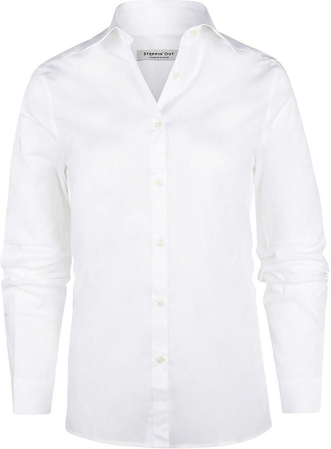 Steppin' Out Blouse Bibi Poplin Wit