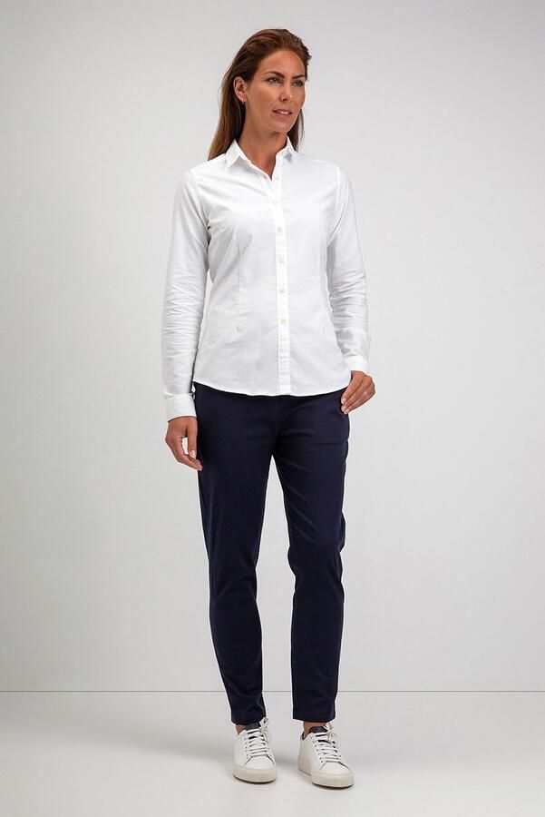Steppin' Out Blouse Lauren Oxford Wit - Foto 4