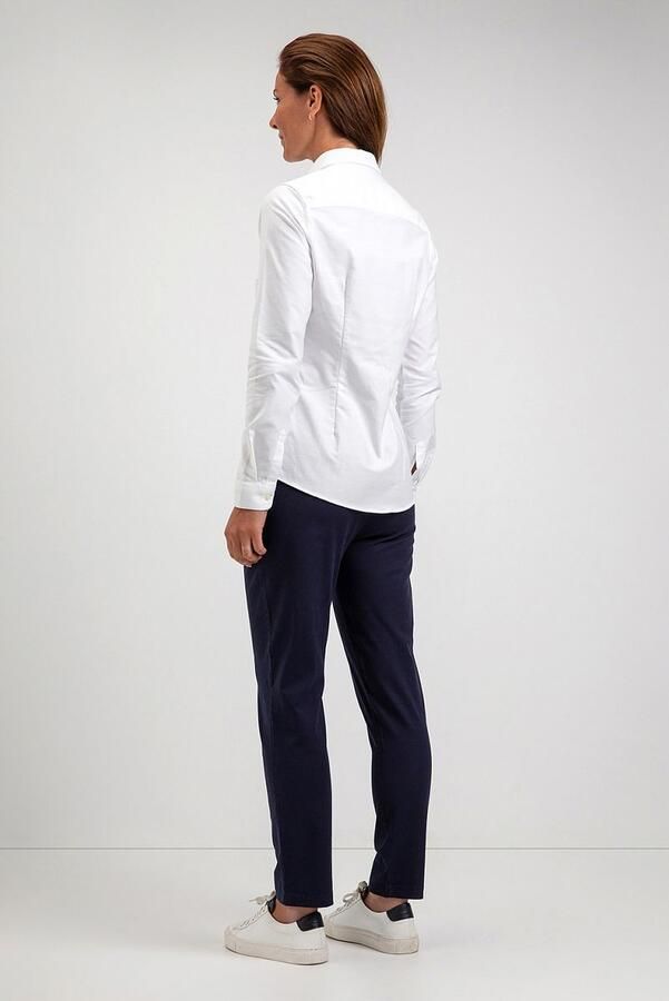 Steppin' Out Blouse Lauren Oxford Wit - Foto 5