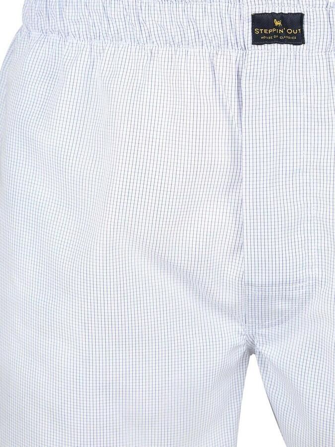 Steppin' Out Boxer Checky Blauw - Foto 4