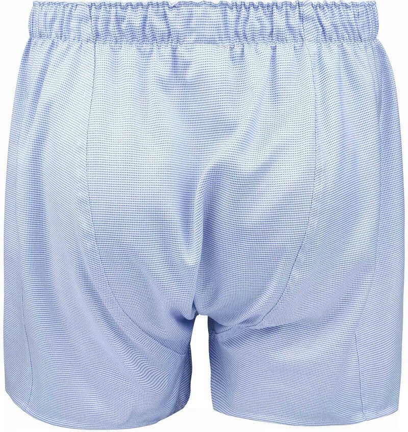Steppin' Out Boxershort Dobby Print Blauw - Foto 2