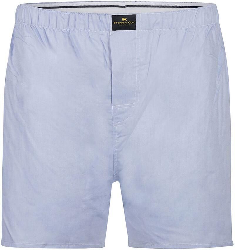 Steppin' Out Boxershort Oxford Lichtblauw