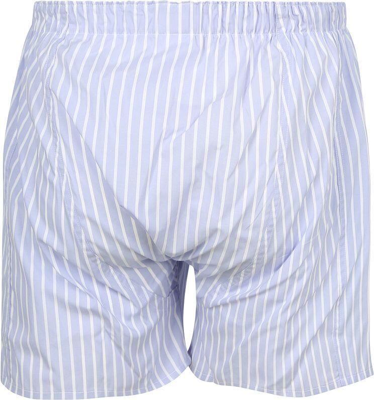 Steppin' Out Boxershort Poplin gestreept Lichtblauw - Foto 2