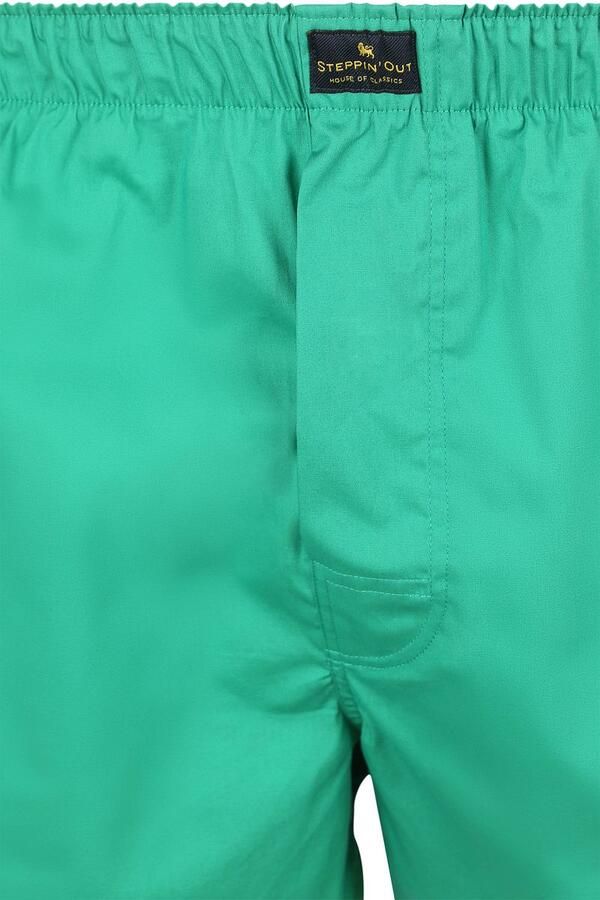 Steppin' Out Boxershort Racing Green Poplin - Foto 3