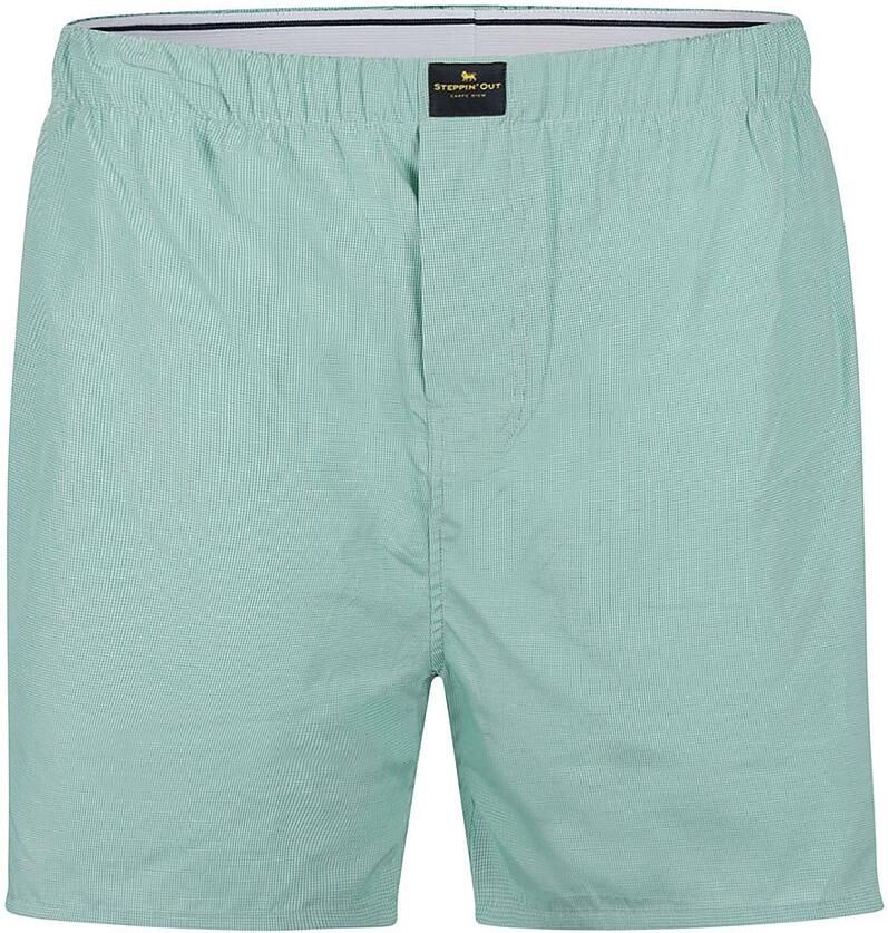Steppin' Out Boxershort Ruit Groen