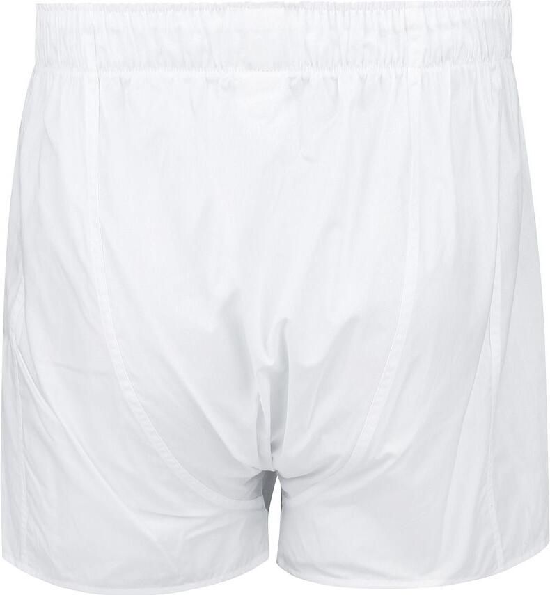 Steppin' Out Boxershort Solid Poplin Wit - Foto 2