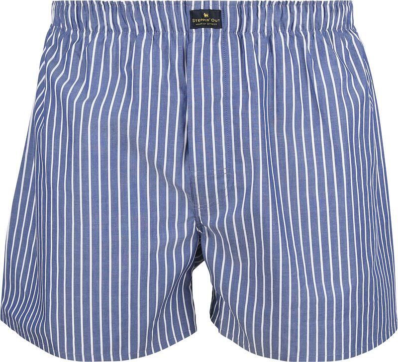 Steppin' Out Boxershort Stripe Royal