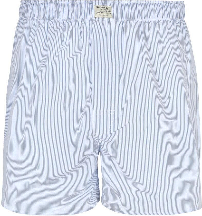 Steppin' Out Boxershort Striped Blauw