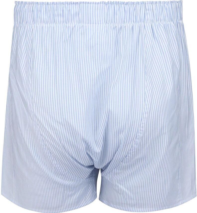 Steppin' Out Boxershort Striped Oxford Blauw - Foto 2