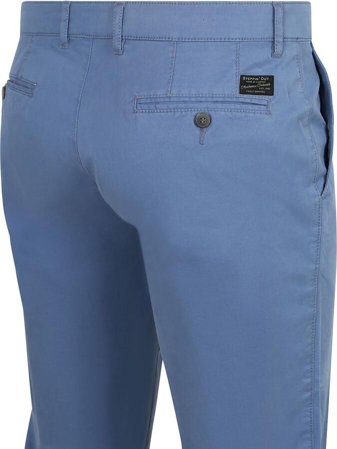 Steppin' Out Chino Newbury Light Twill Blauw - Foto 4