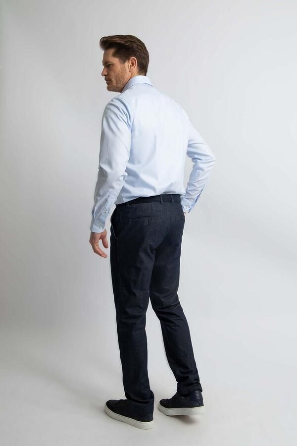 Steppin' Out Chino Newbury Melange Navy - Foto 4