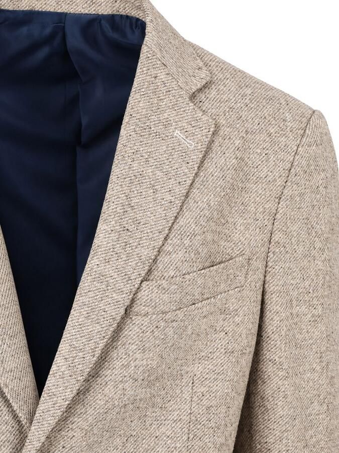 Steppin' Out Colbert Lamswol Tweed Beige - Foto 2