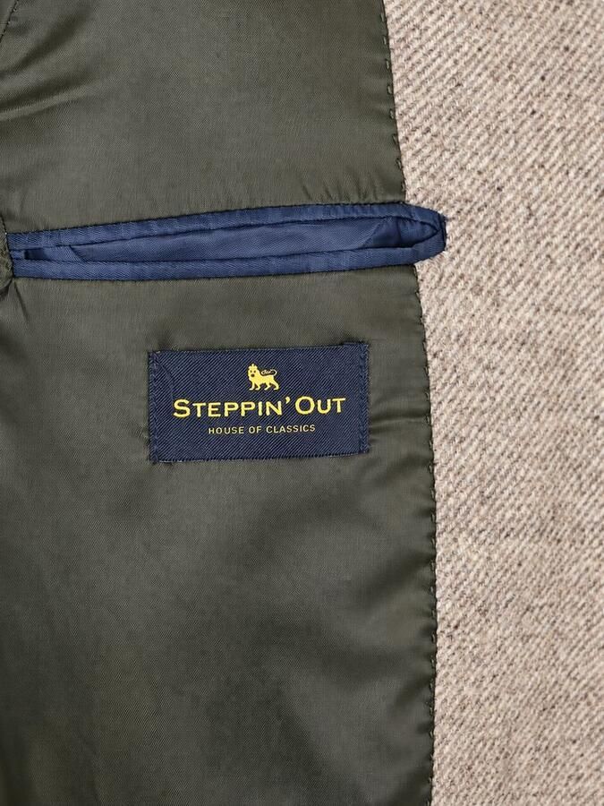 Steppin' Out Colbert Lamswol Tweed Beige - Foto 4