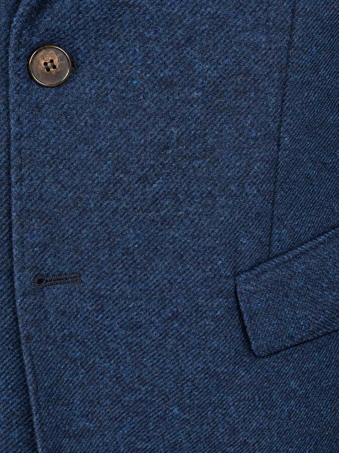 Steppin' Out Colbert Lamswol Tweed Blauw - Foto 2