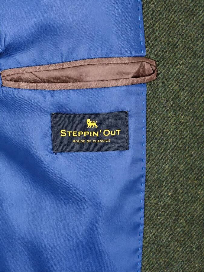 Steppin' Out Colbert Lamswol Tweed Groen