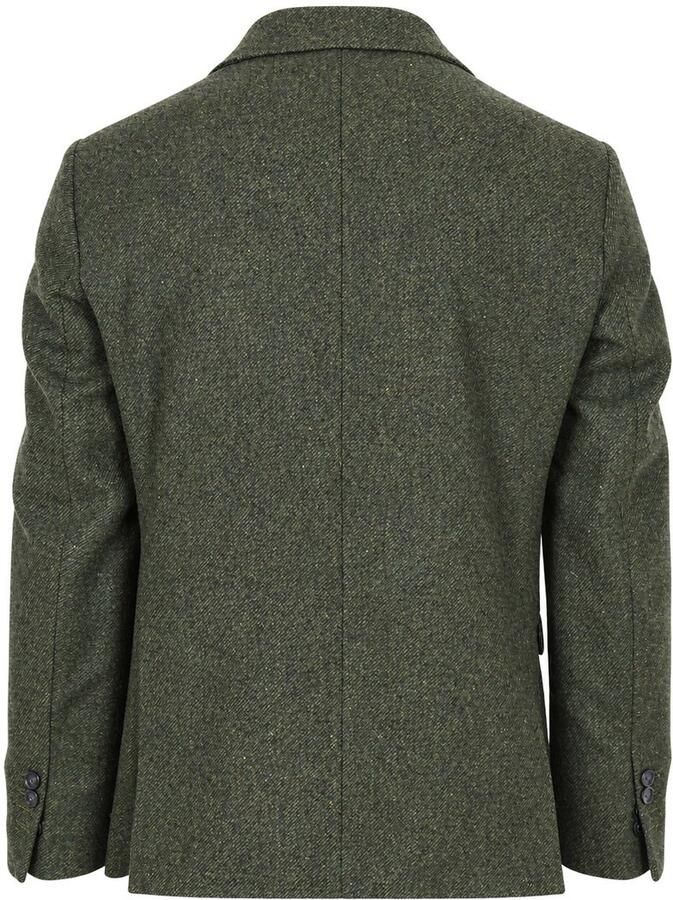 Steppin' Out Colbert Lamswol Tweed Groen - Foto 3