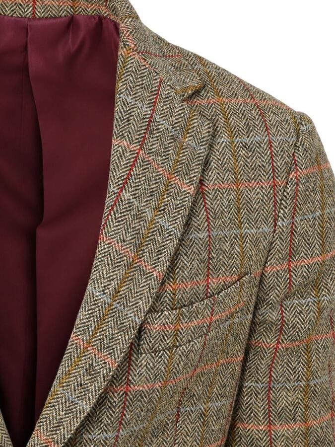 Steppin' Out Colbert Shetland Wool Check Green