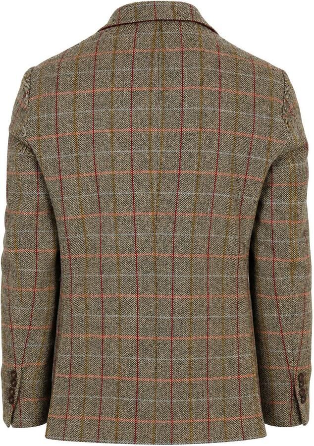 Steppin' Out Colbert Shetland Wool Check Green - Foto 4