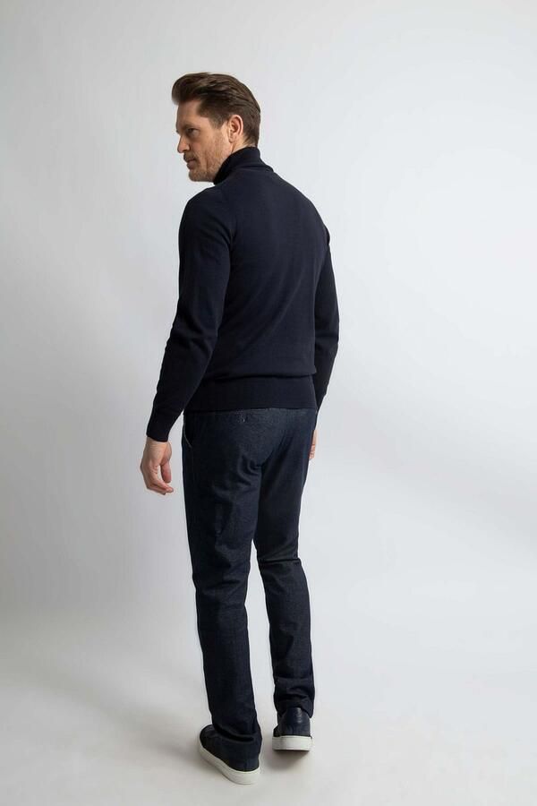 Steppin' Out Coltrui Cotton Cashmere Navy - Foto 5