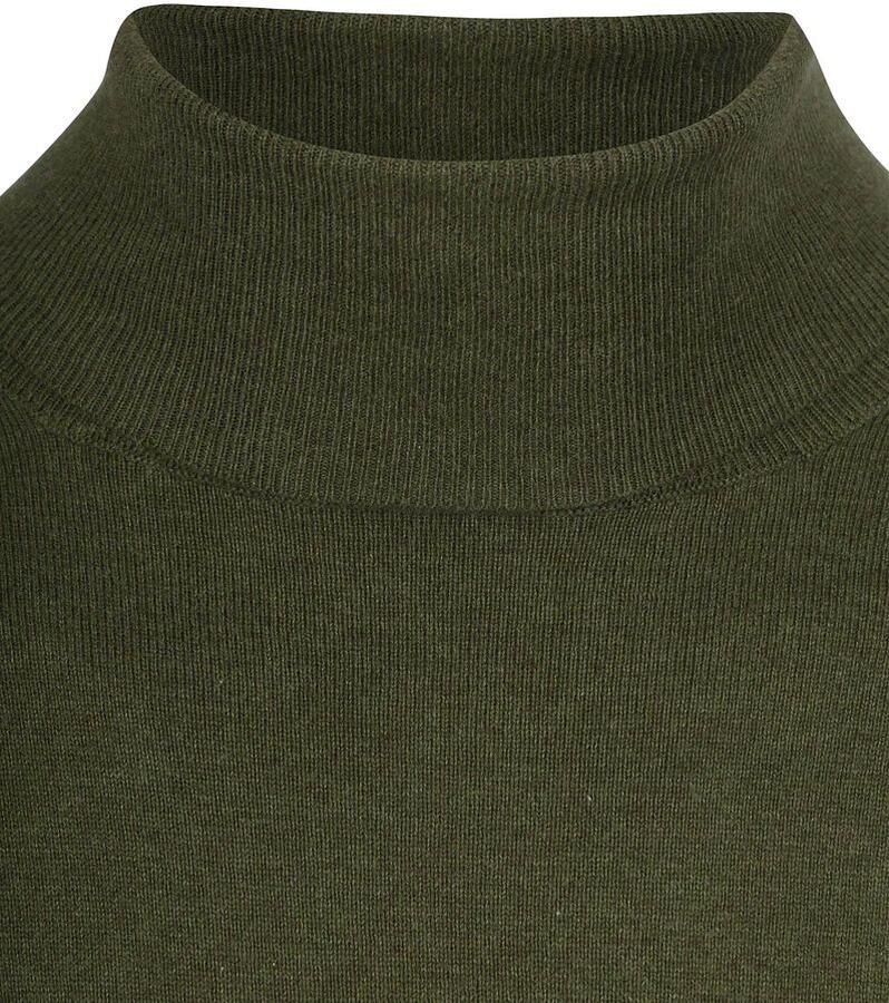 Steppin' Out Coltrui Cotton Cashmere Olijfgroen