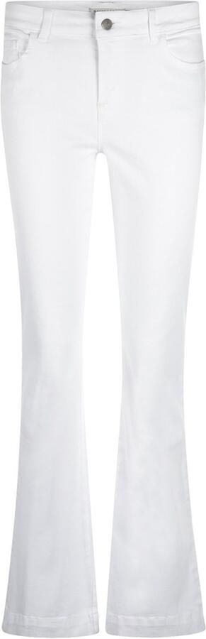 Steppin' Out Dames Flared Jeans Wit