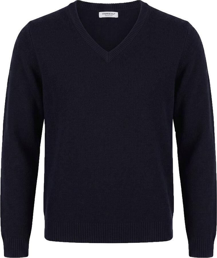 Steppin' Out Dames Trui Lamswol Navy