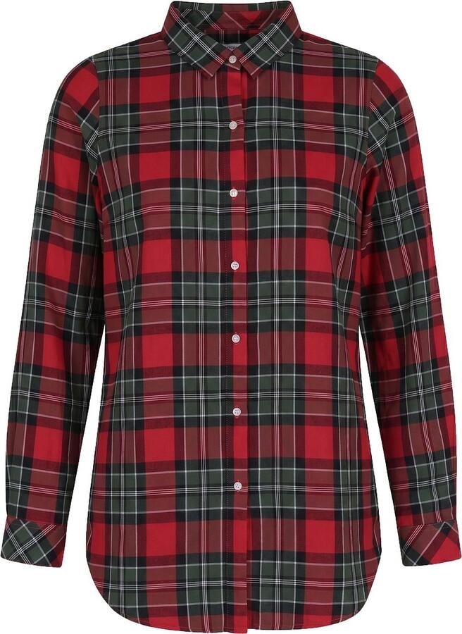 Steppin' Out Damesblouse Barbara Check Rood