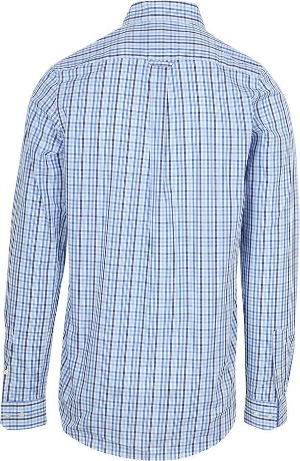Steppin' Out Extra Lange Mouwen Overhemd Ruit Blauw - Foto 4