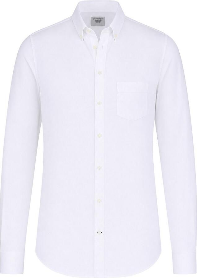 Steppin' Out Extra Long Sleeves fine Oxford Overhemd