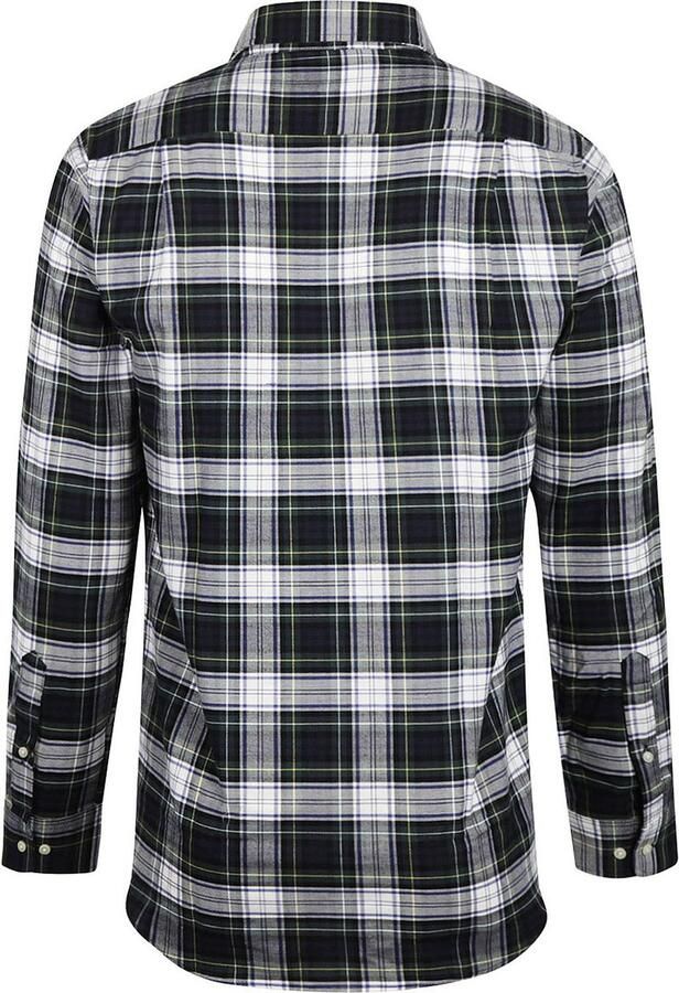 Steppin' Out Flanel Overhemd Ruit Blauw Groen - Foto 2