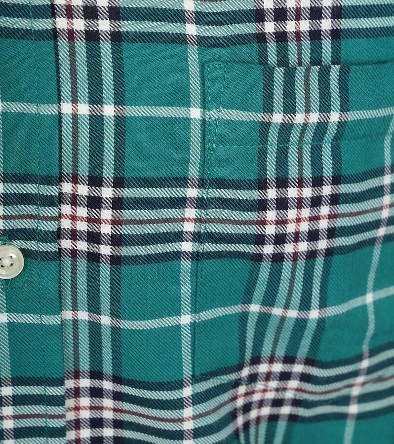 Steppin' Out Flanel Overhemd Ruit Groen - Foto 2