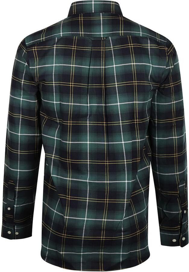 Steppin' Out Flanel Overhemd Ruit Navy Groen - Foto 2