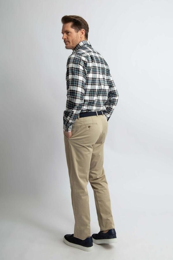 Steppin' Out Flanel Overhemd Ruit Zwart Groen - Foto 5