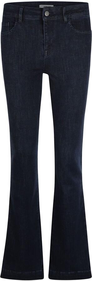 Steppin' Out Flared Jeans Dames Dark Blue Denim