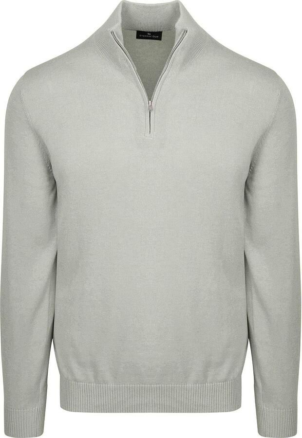 Steppin' Out Half-Zip Trui Colin Grijs