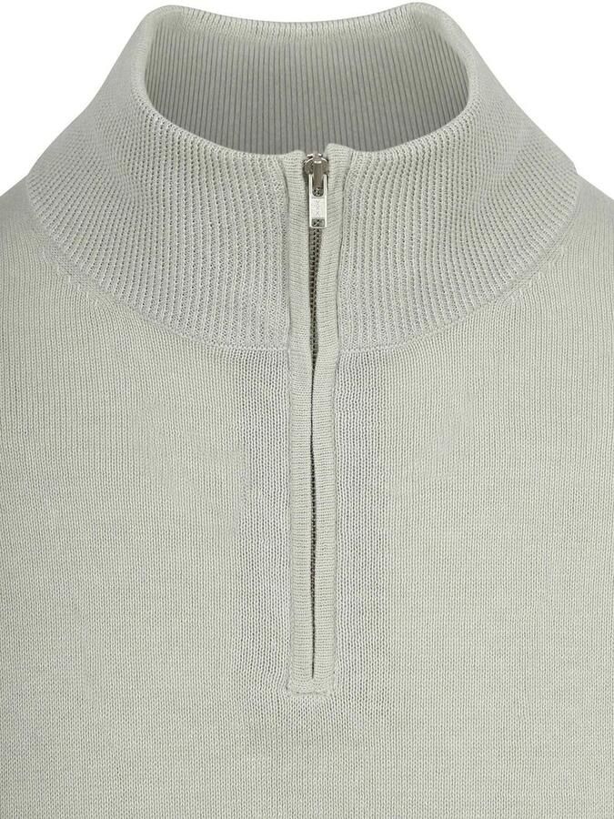 Steppin' Out Half-Zip Trui Colin Grijs - Foto 2