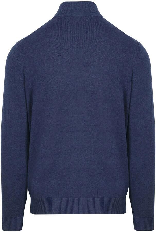 Steppin' Out Half-Zip Trui Colin Indigo Denim - Foto 3
