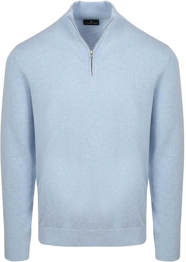 Steppin' Out Half-Zip Trui Colin Lichtblauw