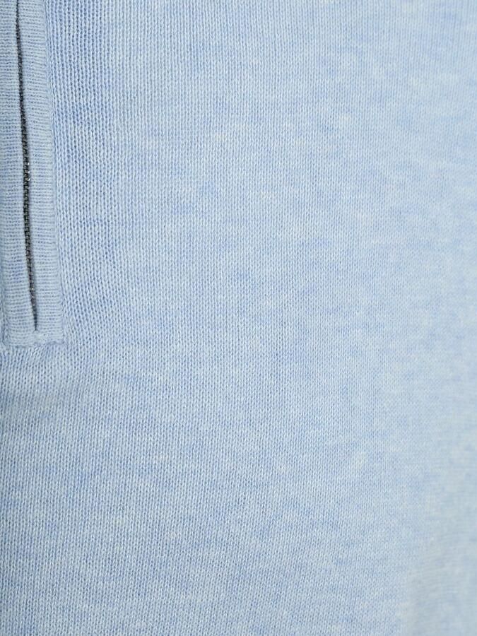 Steppin' Out Half-Zip Trui Colin Lichtblauw - Foto 3