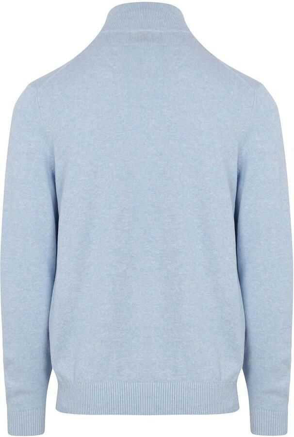 Steppin' Out Half-Zip Trui Colin Lichtblauw - Foto 4