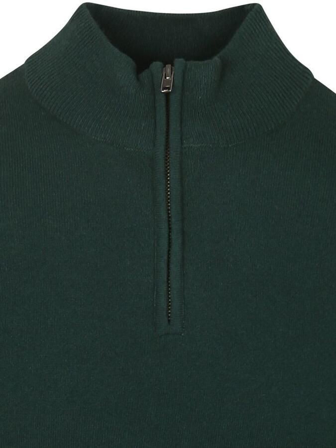 Steppin' Out Half Zip Trui Merinowol Caccia Groen - Foto 2