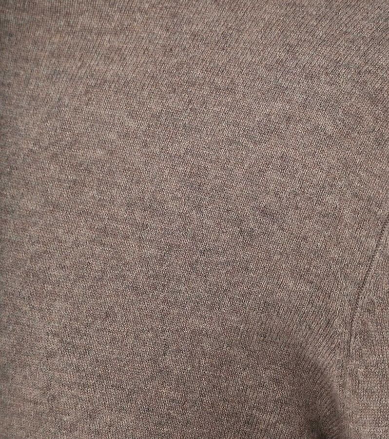 Steppin' Out Half Zip Trui Merinowol Taupe
