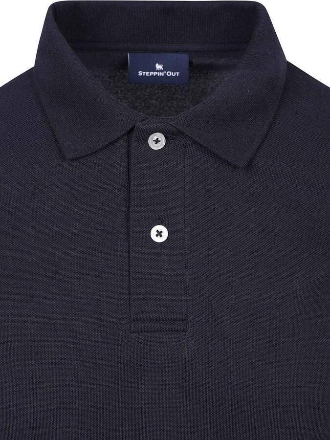 Steppin' Out Longsleeve Polo Piqué Classic Navy