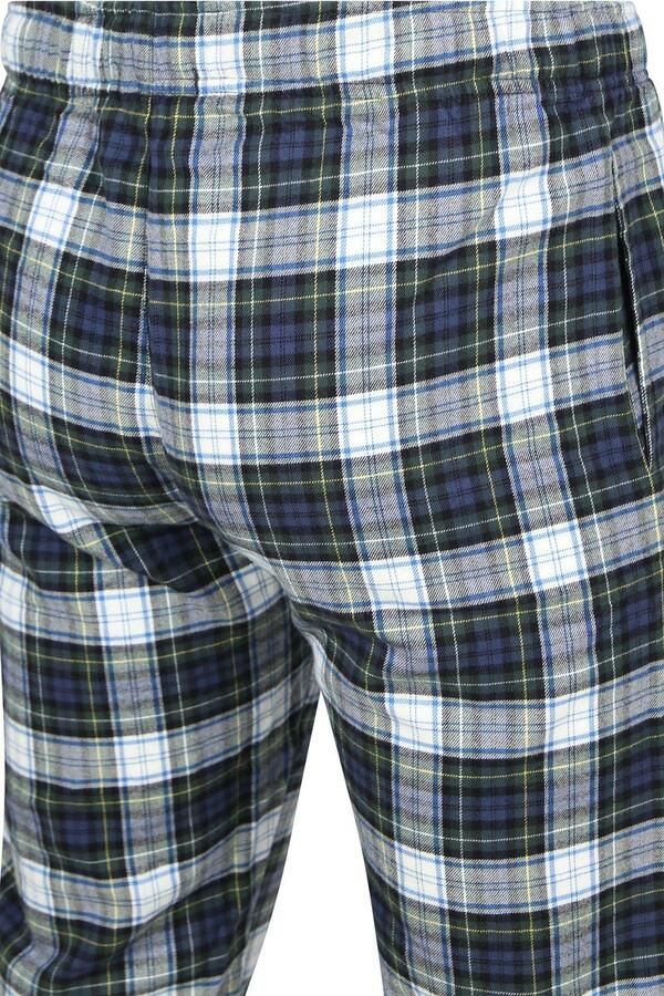 Steppin' Out Loungebroek Ruit Blauw en Groen - Foto 2