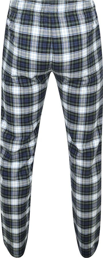 Steppin' Out Loungebroek Ruit Blauw en Groen - Foto 3