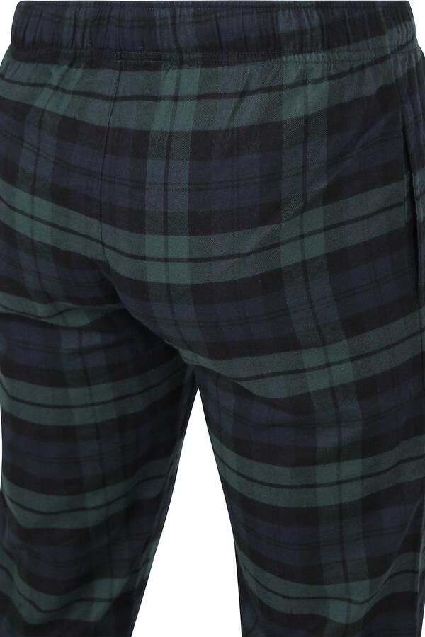Steppin' Out Loungebroek Ruit Donkerblauw Groen - Foto 2