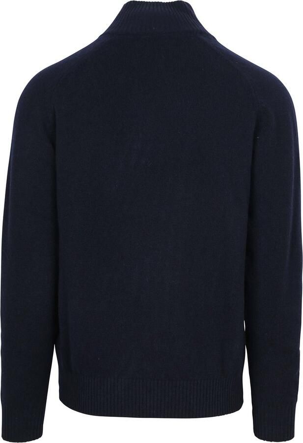 Steppin' Out Mocker Trui Lamswol Navy - Foto 3